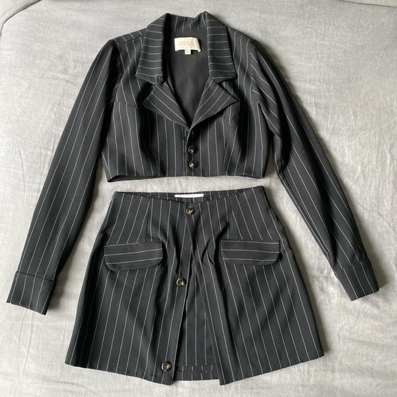 Stone Cold Fox Dion Pinstripe Set Small - Picture 2 of 2